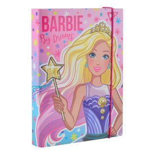 Папка для тетрадей картонная, В5, Barbie