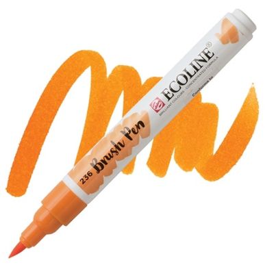 Пензель-ручка Ecoline Brushpen (236), Оранжева світла, Royal Talens