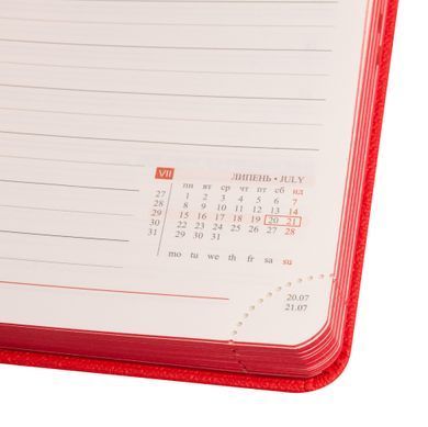 Ежедневник датированный 2024, 12&times;20 см, 352 страницы, коралловый, Tiffany, Leo Planner