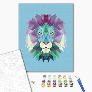 Картина по номерам Хищник в деталях, 40х50 см, Brushme