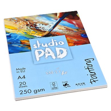 Склейка для акрилу Studio, A4, 250 г/м2, 20 л, SM-LT Art
