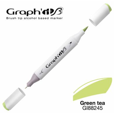 Маркер двусторонний Brushmarker, Зеленый чай (8245), Graph'it