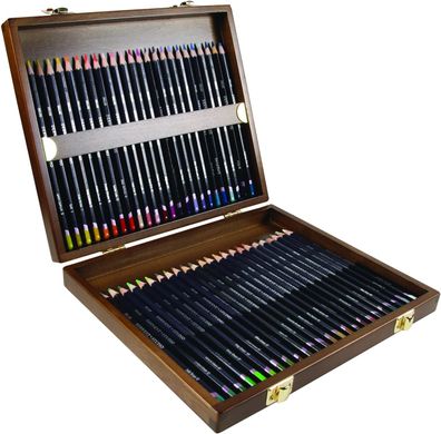 Набір кольорових олівців Studio, дерев`яна коробка, 48 штук, Derwent