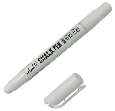 Маркер меловой Multi Chalk Pen, Белый, Mungyo