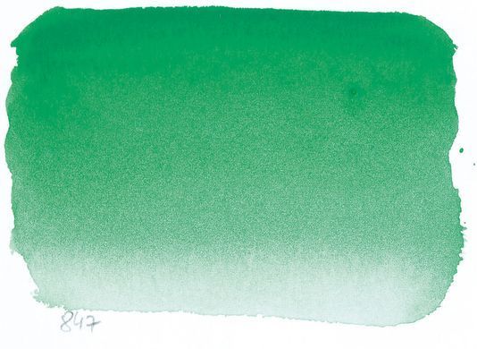 Акварельна фарба Sennelier, напівкювета, S1, смарагдово-зелений, Emerald Green