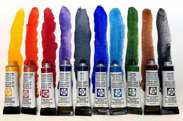 Набор акварельных красок Daniel Smith в тубах 10 цветов 5 мл Paul Wangs Colour Play Lab