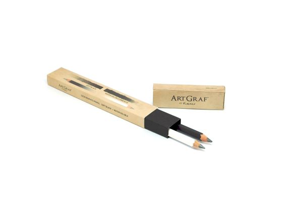 Графітні водорозчинні олівці Viarco ArtGraf TWIN BOX B, B2 2 шт