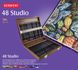 Набір кольорових олівців Studio, дерев`яна коробка, 48 штук, Derwent 5028252169042 зображення 2 з 6