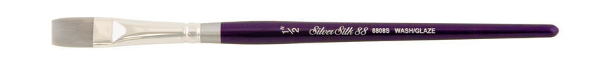 Кисть Silver Brush 8808S Silver Silk 88 синтетика плоская №1/2