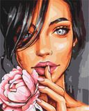 Картина по номерам Портрет Розы, 40x50 см, Brushme