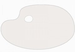 Палитра акриловая прозрачная плоская, 21х31 см, толщина 2 мм, D.K.ART & CRAFT