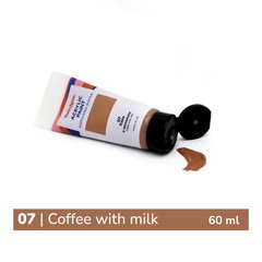 Краска акриловая глянцевая, Кофе с молоком, 60 мл, Brushme