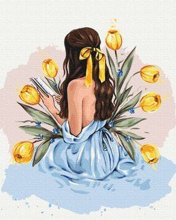Картина за номерами Історія тюльпанів &copy; Alla Berezovska, 40х50 см, Brushme