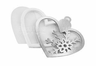 Заготовка для шейкера Hearts-in heart, 9,8х8,3 см, золотий, Fabrika Decoru
