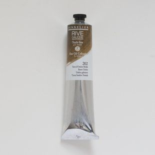 Олійна фарба Rive gauche, 200 мл, умбра палена (Burnt Umber), Sennelier