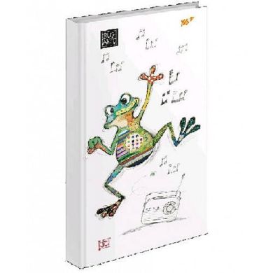 Блокнот Bugart White Frog, 10х20 см, 64 аркуша в лінію, обкладинка 7БЦ, YES