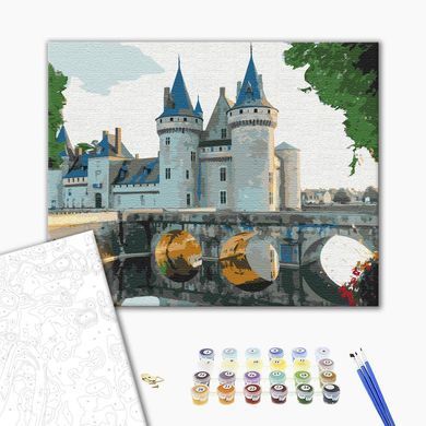Картина за номерами Замок Сюллі-сюр-Луар, 40х50 см, Brushme