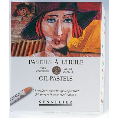 Набір олійної пастелі Sennelier серія "A L'huile" Портрет (Portrait), 24 кольори, картон