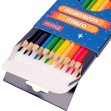 Набор цветных карандашей Space, 12 цветов, 1Вересня