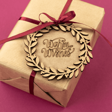 Набір заготовок Warm Wishes, ХДФ, 9,5x9,5 см, 4 шт, ROSA Talent