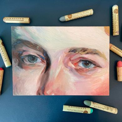 Набір олійної пастелі Sennelier серія "A L'huile" Портрет (Portrait), 24 кольори, картон