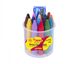 Набір кольорових воскових олівців JOVI 16 штук + стругачка 980/16 зображення 1 з 3