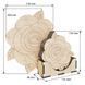 Подставки под горячее Розы №299, 4х10,5х10,5 см, МДФ, Fabrika Decoru PM-FDPO-299-FD фото 2 с 3