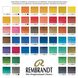 Набор акварельных красок Rembrandt De Luxe, 48 цветов в кюветах + кисточка, Royal Talens 8712079441494 фото 4 с 4