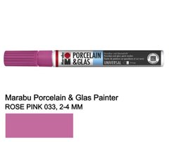 Маркер для кераміки холодної фіксації, Рожевий, 2-4 мм, Marabu