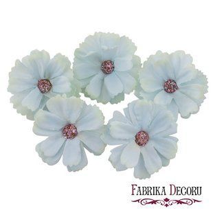 Квітка ромашки небесно-блакитна, 1 штука, Fabrika Decoru