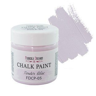 Крейдяна фарба Chalk Paint Ніжно-лілова, 150 мл, Fabrika Decoru