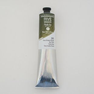 Олійна фарба Rive Gauche, 200 мл, Умбра натуральна, Raw Umber, Sennelier