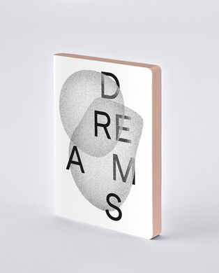 Блокнот Graphic L, Dreams by Heyday, 16,5х22 см, 120 г/м², 128 аркушів, Nuuna