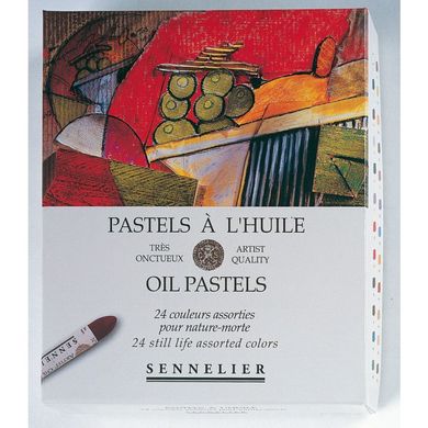 Набір олійної пастелі Sennelier серія "A L'huile" Натюрморт (Still Life), 24 кольори, картон