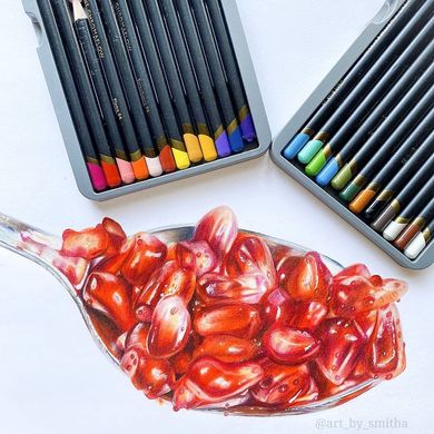 Набір кольорових олівців Colour Chromaflow, металева коробка, 12 штук, Derwent