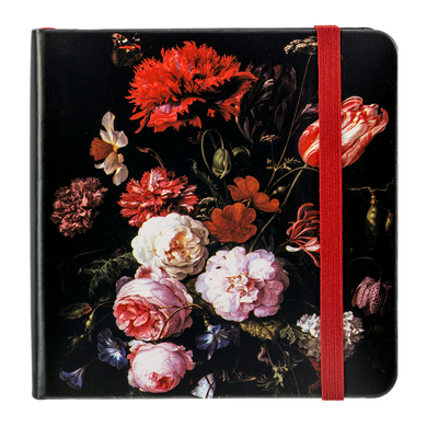 Блокнот для графіки Натюрморт з квітами, 12х12 см, 140 г/м2, білий, 80 аркушів, Royal Talens