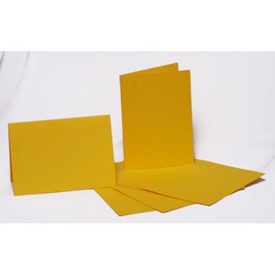 Набір заготівок для листівок №2, 7x10,3 см, 220 г/м², жовтий, 5 штук, ROSA TALENT