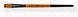 Пензель Flame 1368F, №10, cинтетика, плоский, коротка ручка, Rosa 4823098534440 зображення 1 з 6