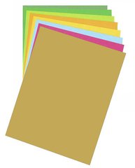 Бумага для дизайна Fotokarton B2, 50x70 см, 300 г/м2, №66 яркое золото, Folia