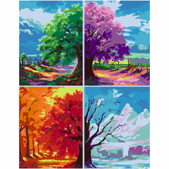 Картина за номерами 4 Seasons, 35х45 см, ROSA START