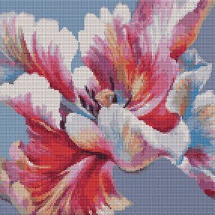 Алмазная мозаика SANTI, Ирис, 40x40 см, на подрамнике