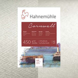Бумага акварельная Cornwall, 50х65 см, 450 г/м&sup2;, CP, лист, Hahnemuhle