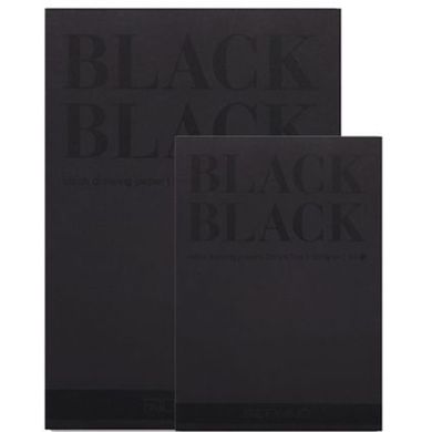 Бумага mixed media Black Black B2, 50x70 см, 280 г/м2, чорная, гладкая, Fabriano