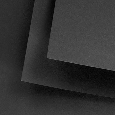 Бумага mixed media Black Black B2, 50x70 см, 280 г/м2, чорная, гладкая, Fabriano