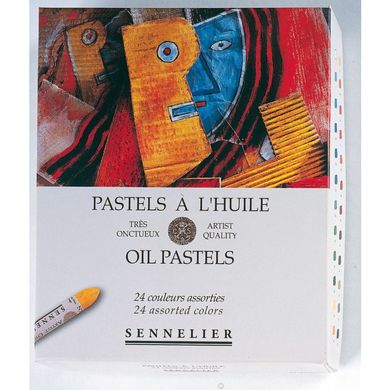 Набор масляной пастели Sennelier серия "A L'huile" Универсальный (Universal), 24 цвета, картон