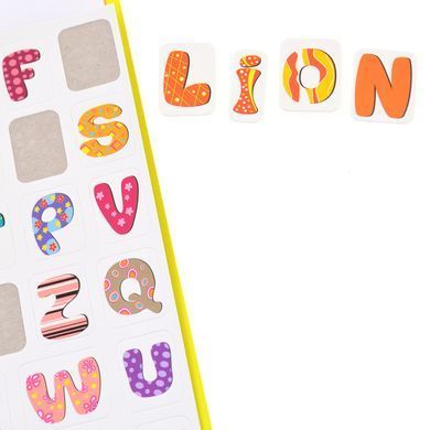 Набір для вивчення англійського алфавіту з наліпками 1 Вересня Useful Stickers