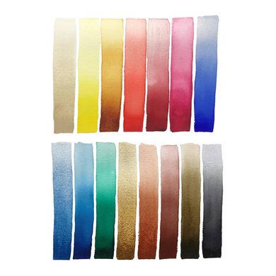 Набор акварельных красок Daniel Smith в полукюветах 15 цветов 1,8 мл Ultimate Mixing Half Pan