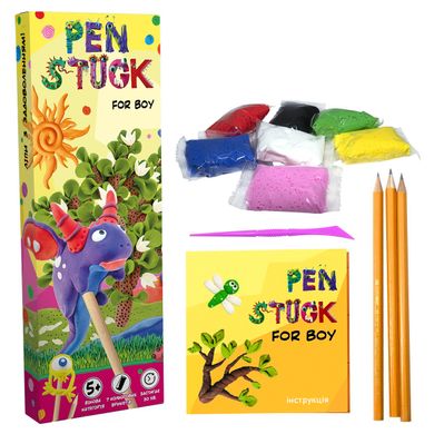 Набір для творчості Strateg Pen Stuck for boy, українською мовою