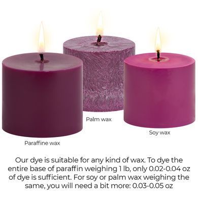 Краситель CANDLE SHOP, ПУРПУРНЫЙ, для изготовления свечей, хлопья, 57 г., Alexes