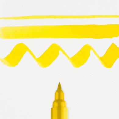 Кисть-ручка Ecoline Brushpen (201), Желтый светлый, Royal Talens